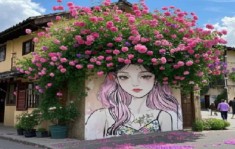  岐山怎么设计网红打卡墙绘