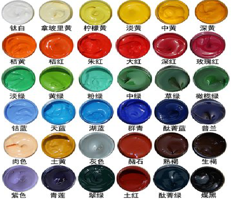  岐山墙绘颜色的选择有讲究。