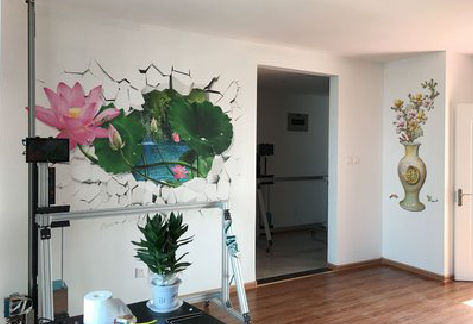  岐山墙体彩绘相比墙纸的优势。