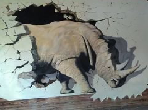  岐山在墙绘中，如何绘制3D效果？