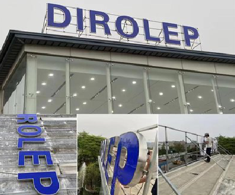  岐山楼顶发光字安装的注意事项。